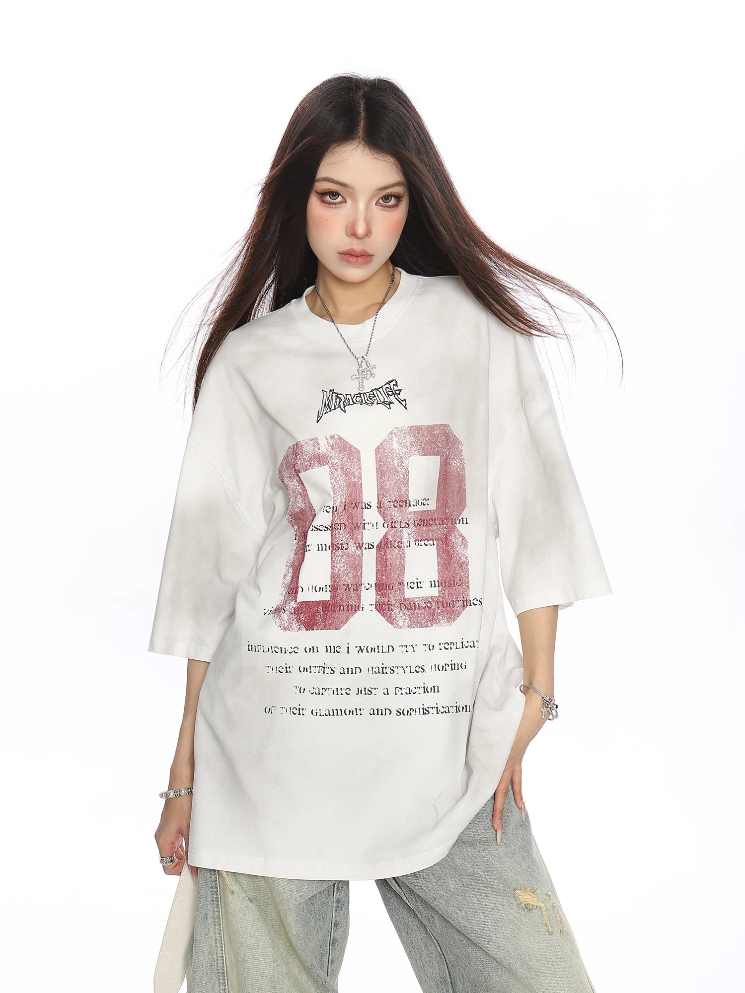 New Style Trends - Varsity Oversized Y2k T-Shirt - Outfit Ideas