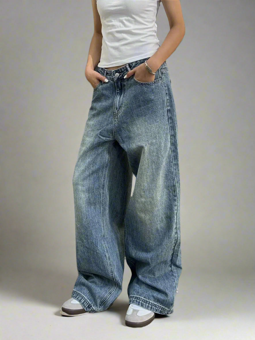 New Style Trends - Washed Oversized Y2k Baggy Jeans - Outfit Ideas