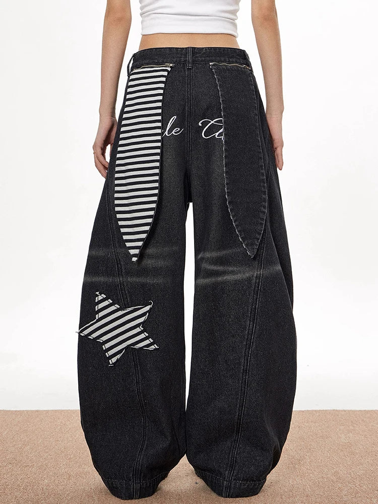New Style Trends - Wide Y2k Star Jeans - Outfit Ideas