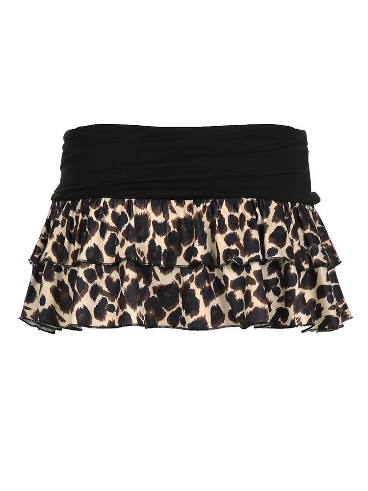 New Style Trends - Wild Ruffle Heat Mini Y2k Skirt - Outfit Ideas