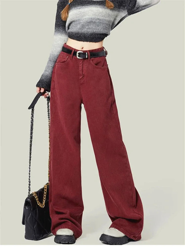 New Style Trends - Wine Rush Straight Alt Pants - Outfit Ideas