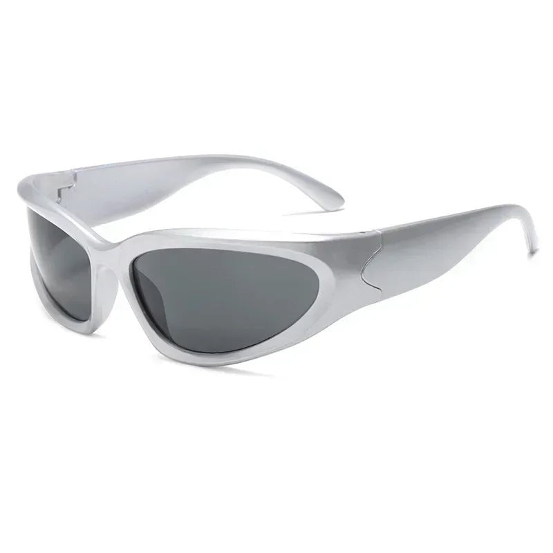 New Style Trends - Y2k Cyberwave Slim Shield Sunglasses - Outfit Ideas New Style Trends - Y2k Cyberwave Slim Shield Sunglasses - Outfit Ideas