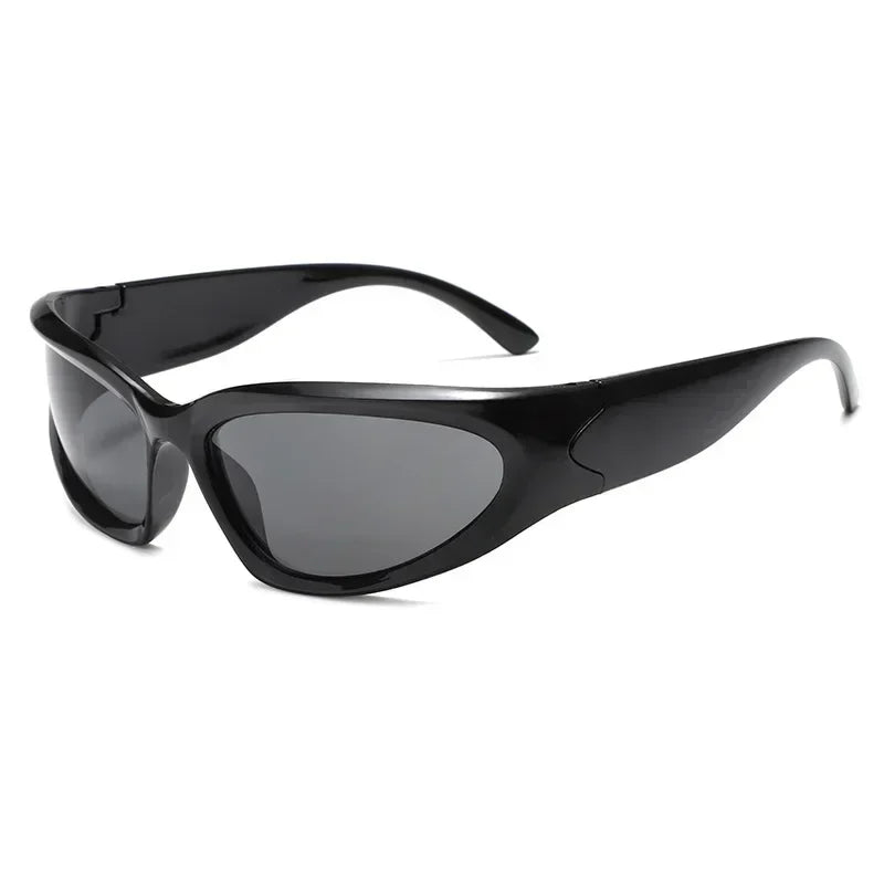 New Style Trends - Y2k Cyberwave Slim Shield Sunglasses - Outfit Ideas New Style Trends - Y2k Cyberwave Slim Shield Sunglasses - Outfit Ideas