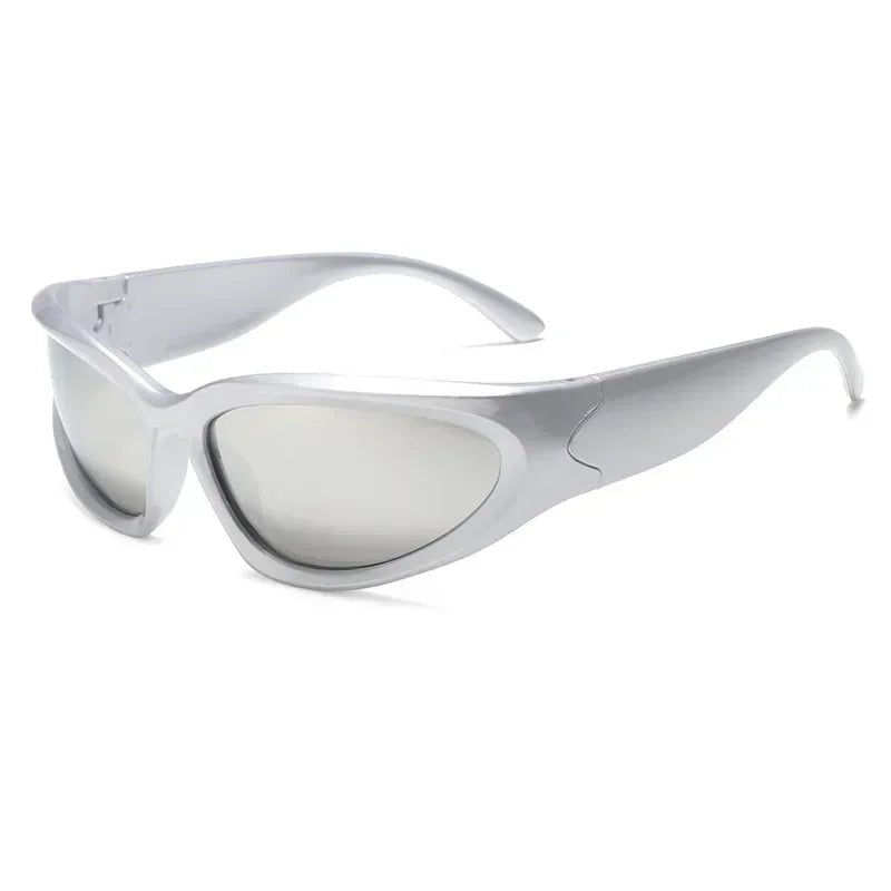 New Style Trends - Y2k Cyberwave Slim Shield Sunglasses - Outfit Ideas New Style Trends - Y2k Cyberwave Slim Shield Sunglasses - Outfit Ideas