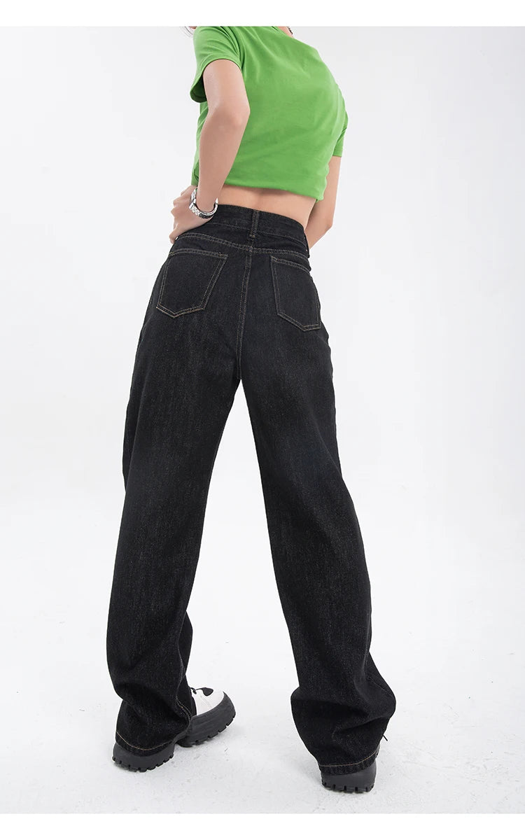 New Style Trends - Y2k High Waist Baggy Denim Jeans - Outfit Ideas