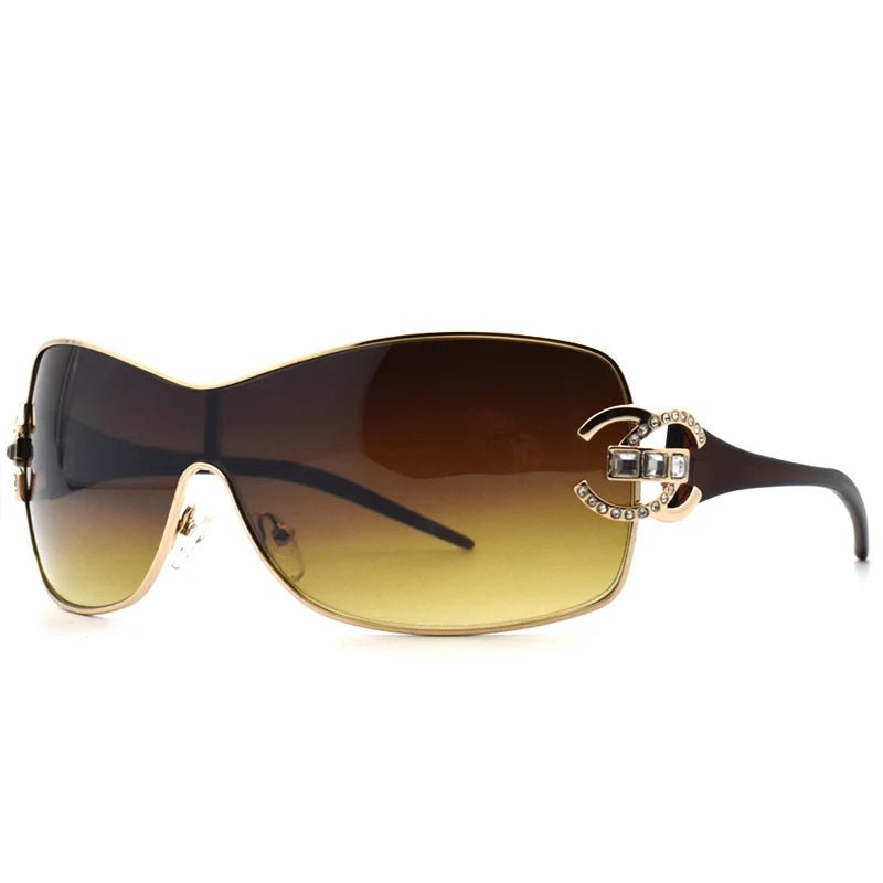 New Style Trends - Y2k Luxe Diva Shield Sunglasses - Outfit Ideas New Style Trends - Y2k Luxe Diva Shield Sunglasses - Outfit Ideas