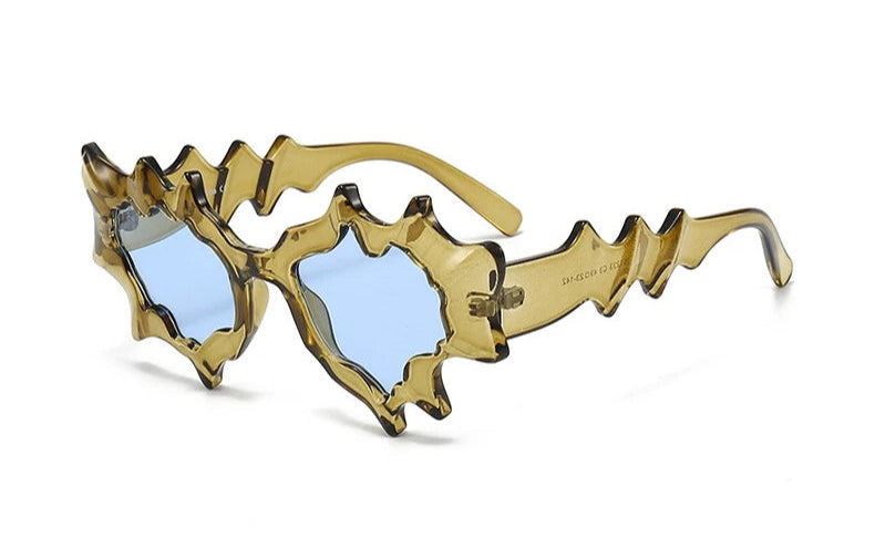 New Style Trends - Y2k Molten Edge Flame Sunglasses - Outfit Ideas New Style Trends - Y2k Molten Edge Flame Sunglasses - Outfit Ideas