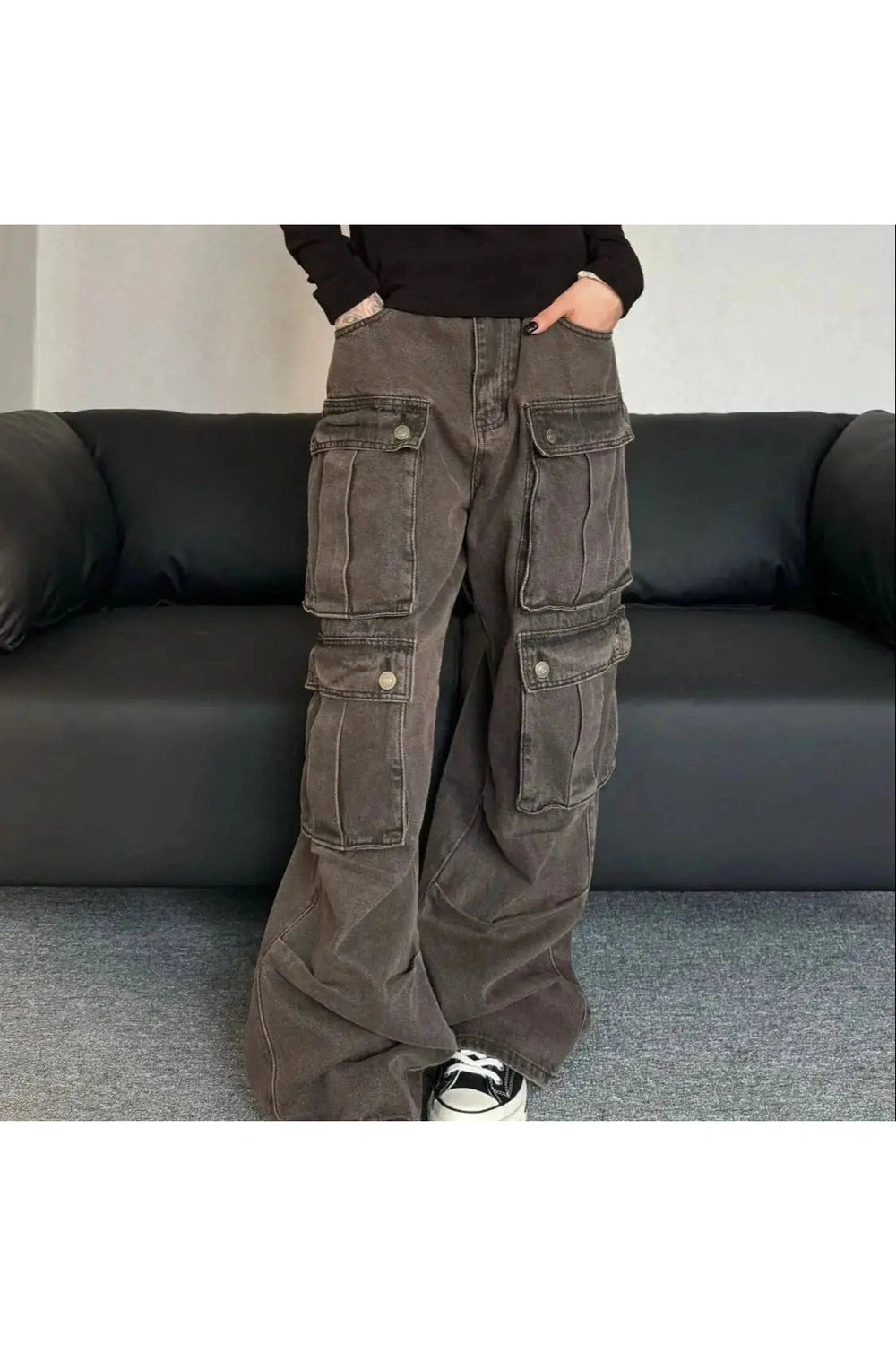 New Style Trends - Y2k Oversized Utility Cargo Pants - Outfit Ideas New Style Trends - Y2k Oversized Utility Cargo Pants - Outfit Ideas
