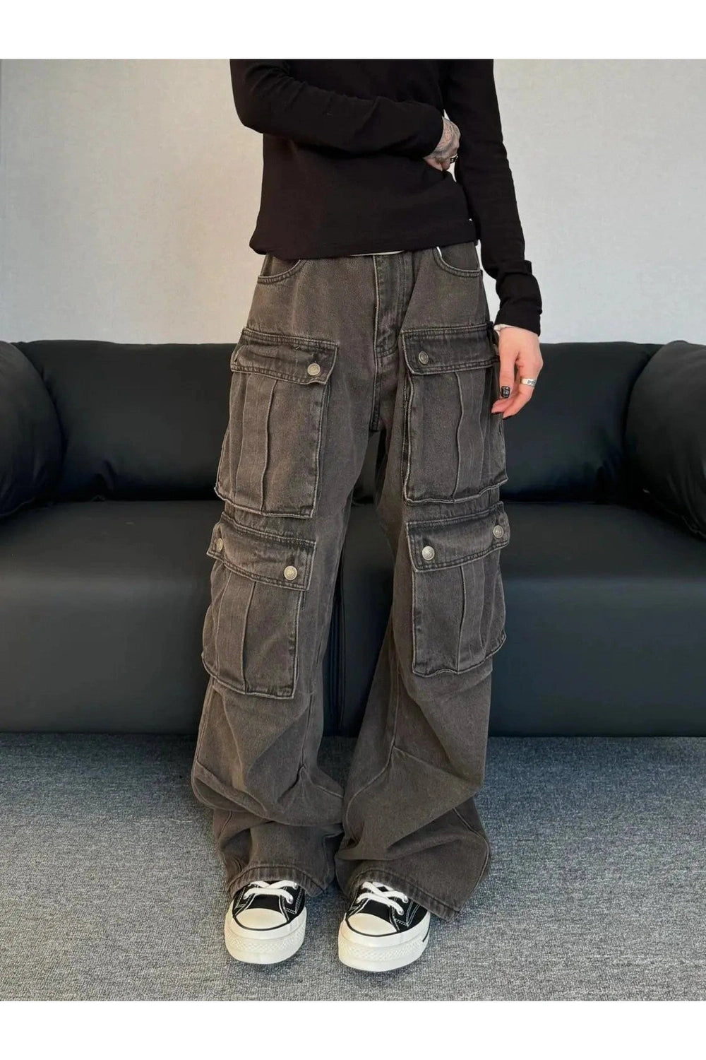 New Style Trends - Y2k Oversized Utility Cargo Pants - Outfit Ideas New Style Trends - Y2k Oversized Utility Cargo Pants - Outfit Ideas