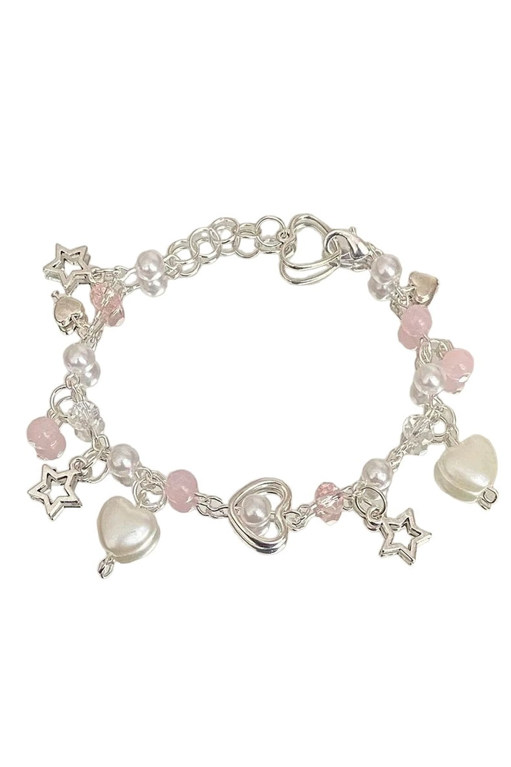 New Style Trends - Y2k Pink Star Pastel Fairy Bracelet - Outfit Ideas