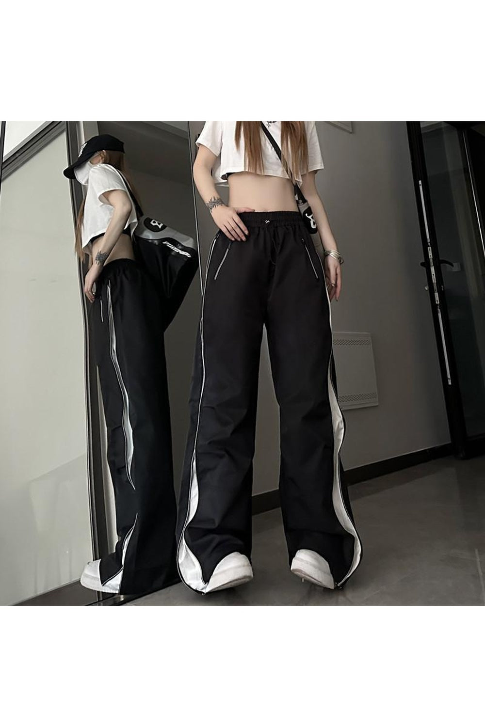 New Style Trends - Y2k Techwear Streetwear Sweatpants - Outfit Ideas New Style Trends - Y2k Techwear Streetwear Sweatpants - Outfit Ideas