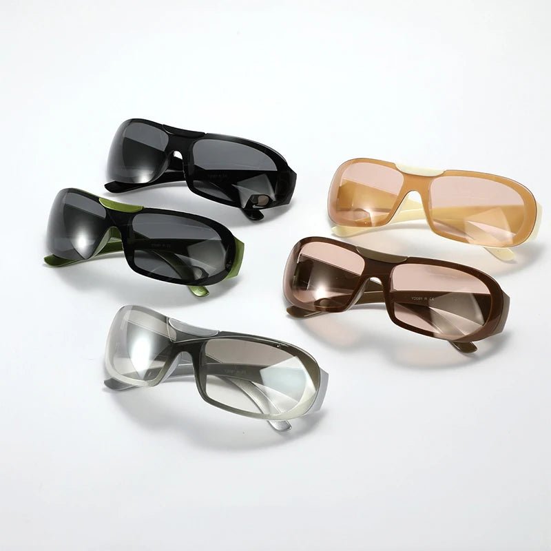 New Style Trends - Y2k Turbo Vision Futuristic Sunglasses - Outfit Ideas