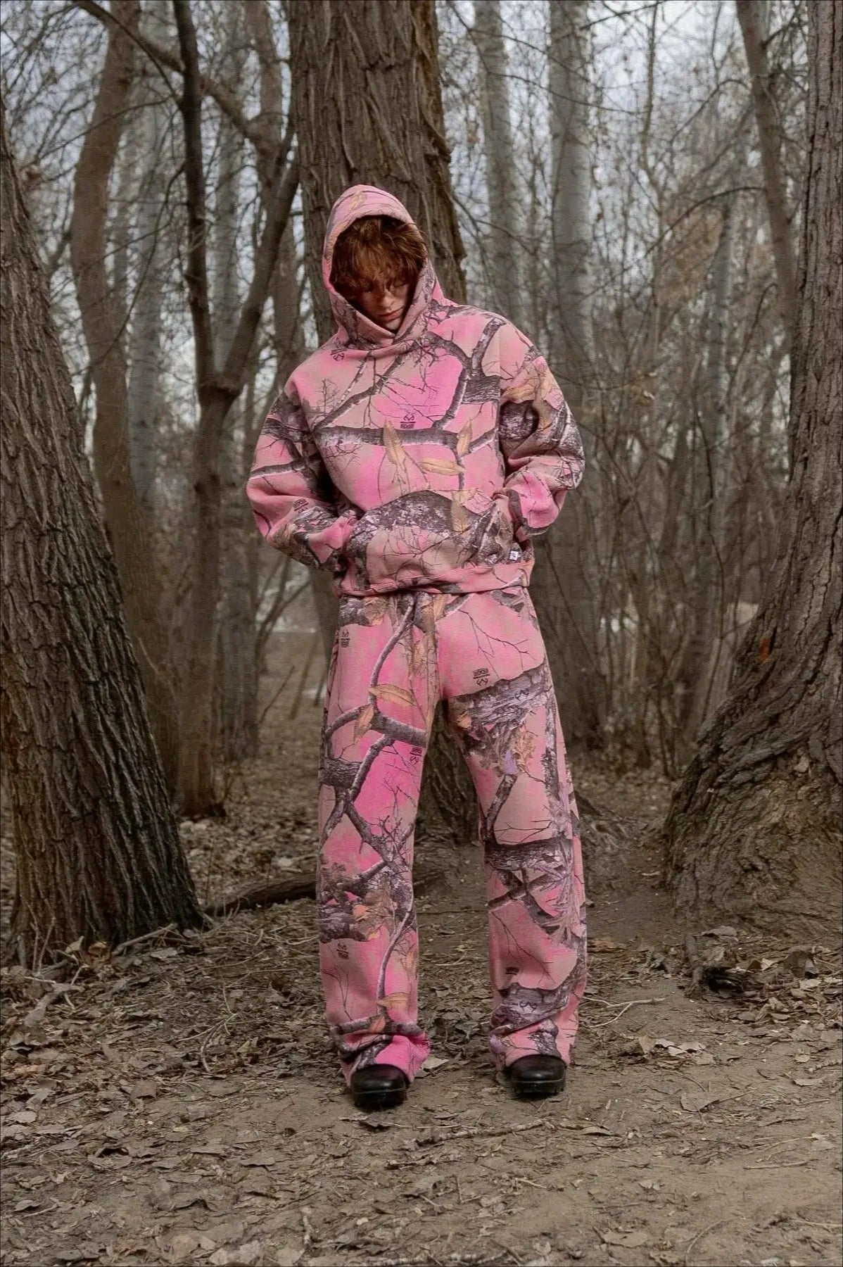 New Style Trends Edit, Y2K Retro Camo Print Zip Up Hoodie