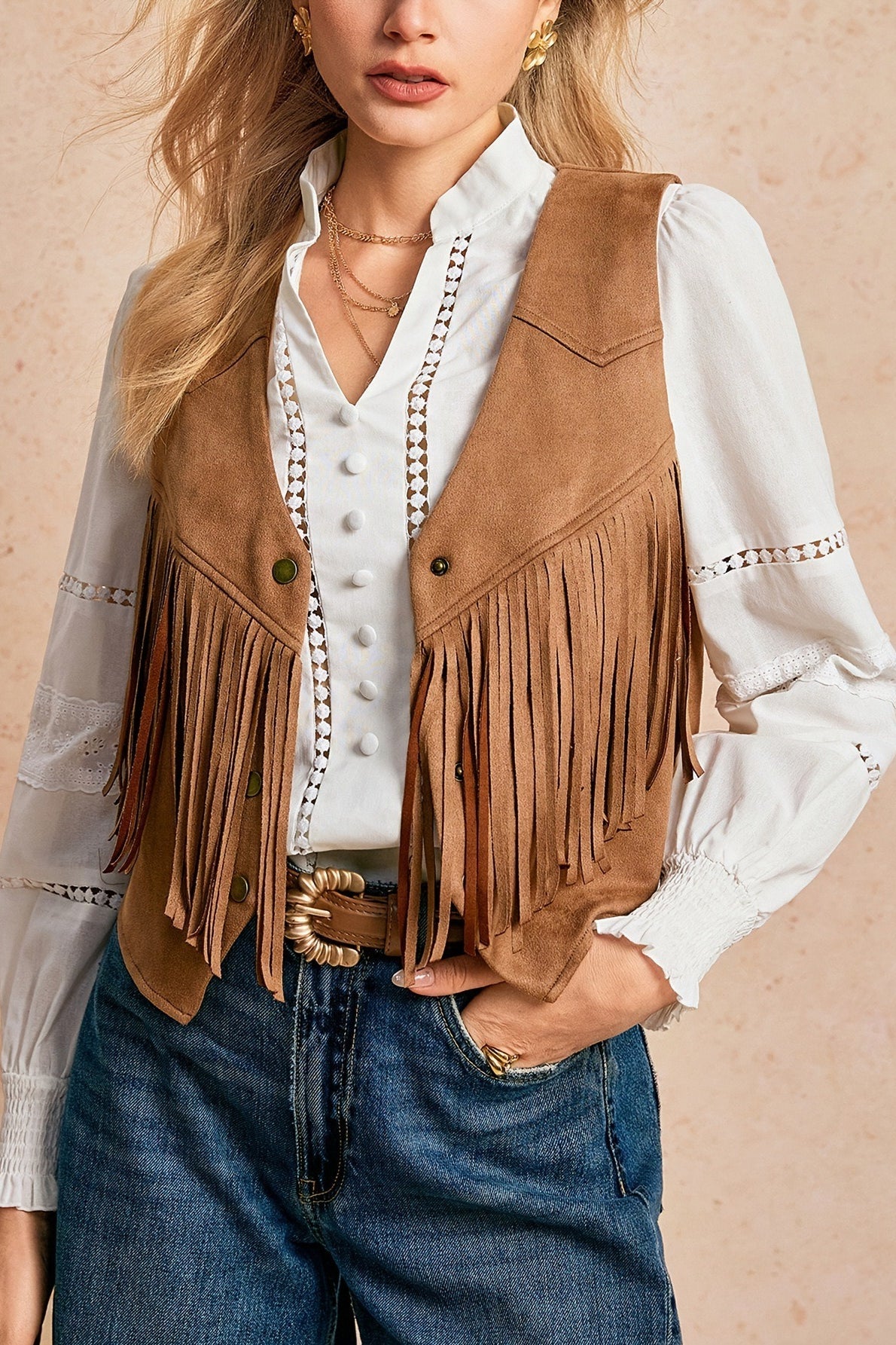 Vintage Suede Tassel Jacket: a Must-have for Fall Fashion