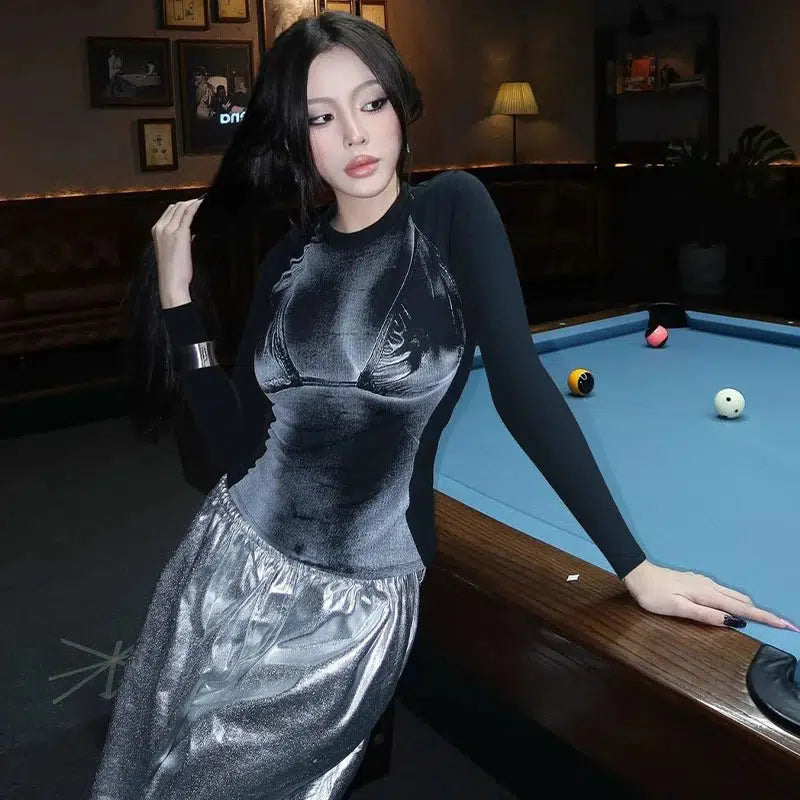 Style Core Aesthetics, New Style Trends - 3D Body Print Top