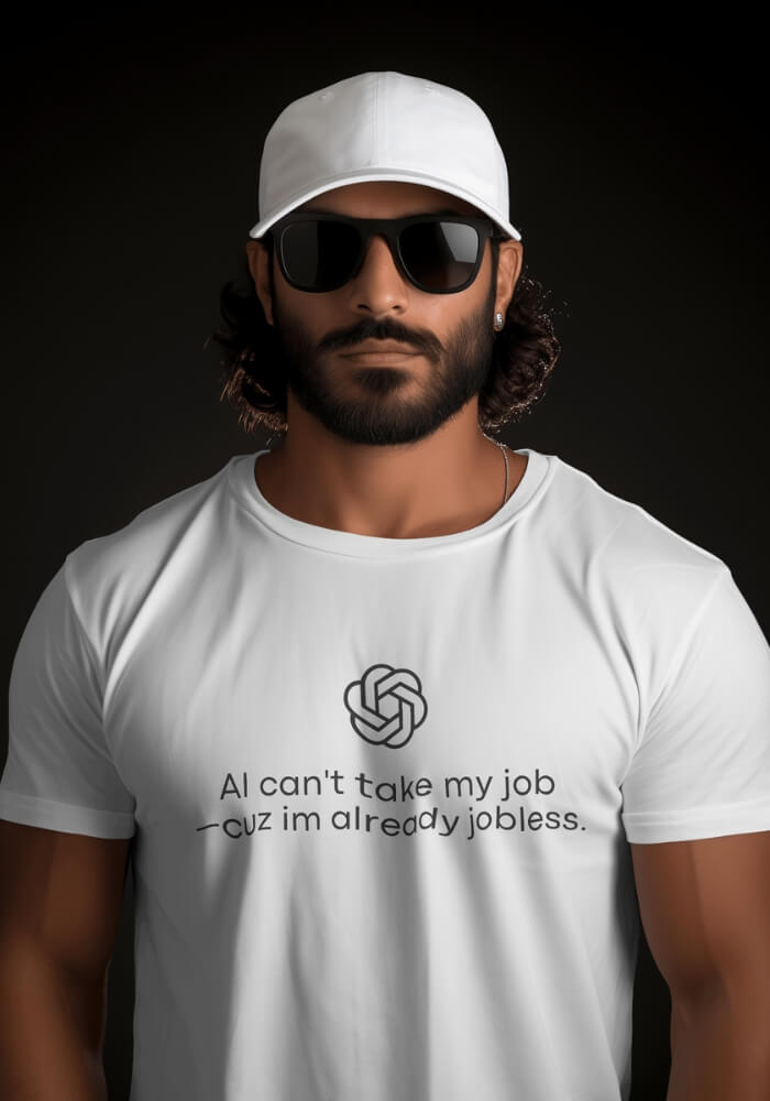 Style Core Aesthetics, New Style Trends - AI Can't Take My Job Tee