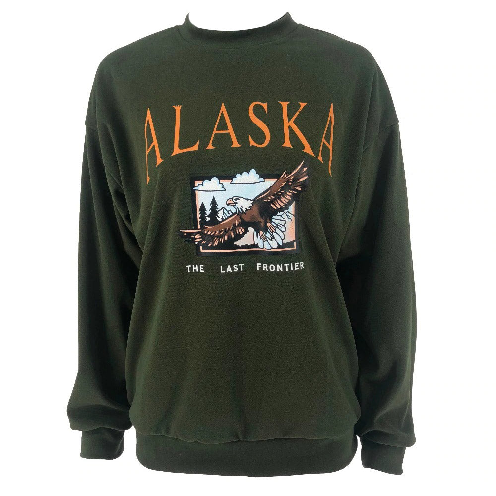 Style Core Aesthetics, New Style Trends - Alaska Print Sweatshirt