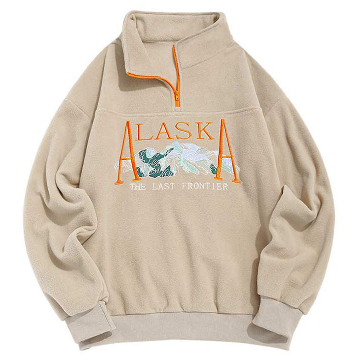 Style Core Aesthetics, New Style Trends - Alaska Zip Up Sweater