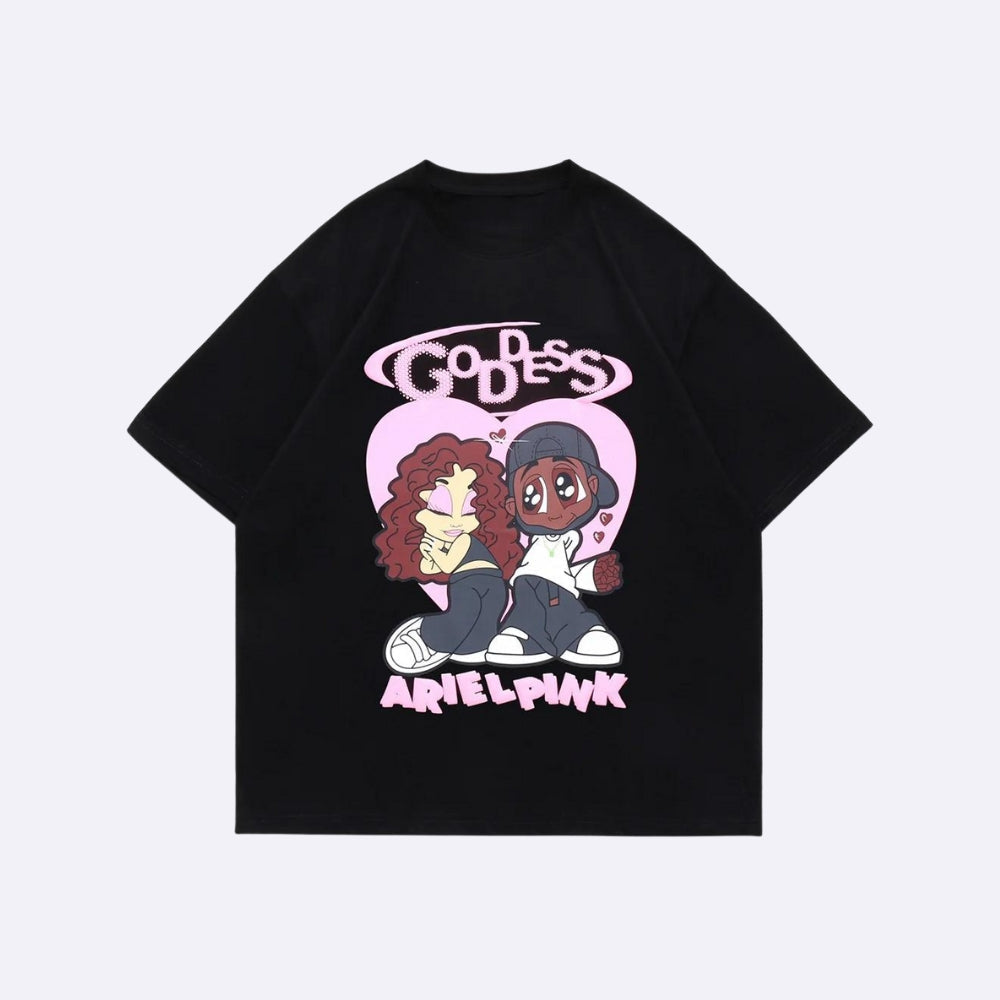 Style Core Aesthetics, New Style Trends - Ariel Pink Cute Couple Tee