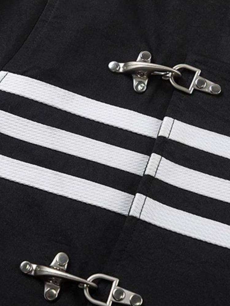 Style Core Aesthetics, New Style Trends - Asymmetric Frog Button Jacket Style Core Aesthetics, New Style Trends - Asymmetric Frog Button Jacket