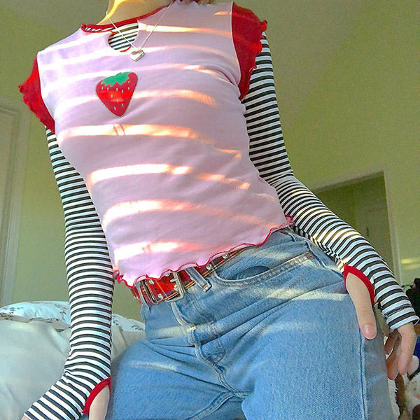 Style Core Aesthetics, New Style Trends - Baby Strawberry Tee
