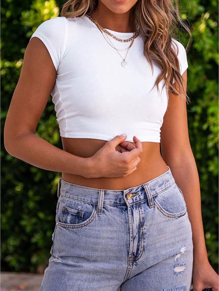 Style Core Aesthetics, New Style Trends - Backless Cropped Tank Top