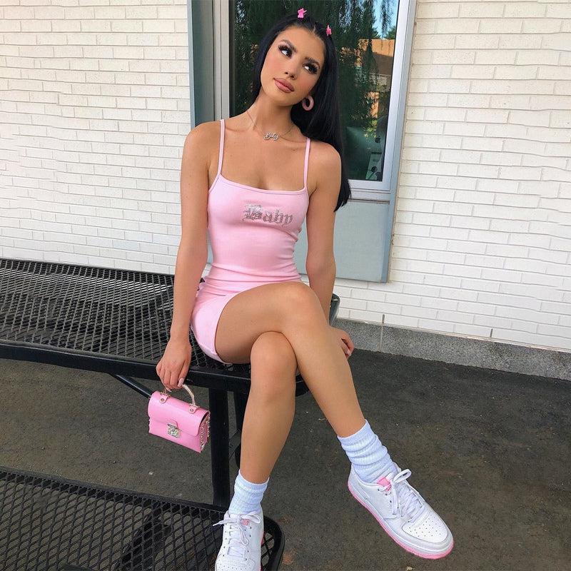 Style Core Aesthetics, New Style Trends - Barbie Baby Bodycon Mini Dress