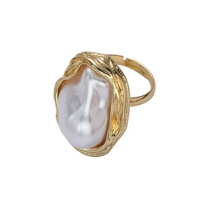 Style Core Aesthetics, New Style Trends - Baroque Aesthetic Pearl Ring
