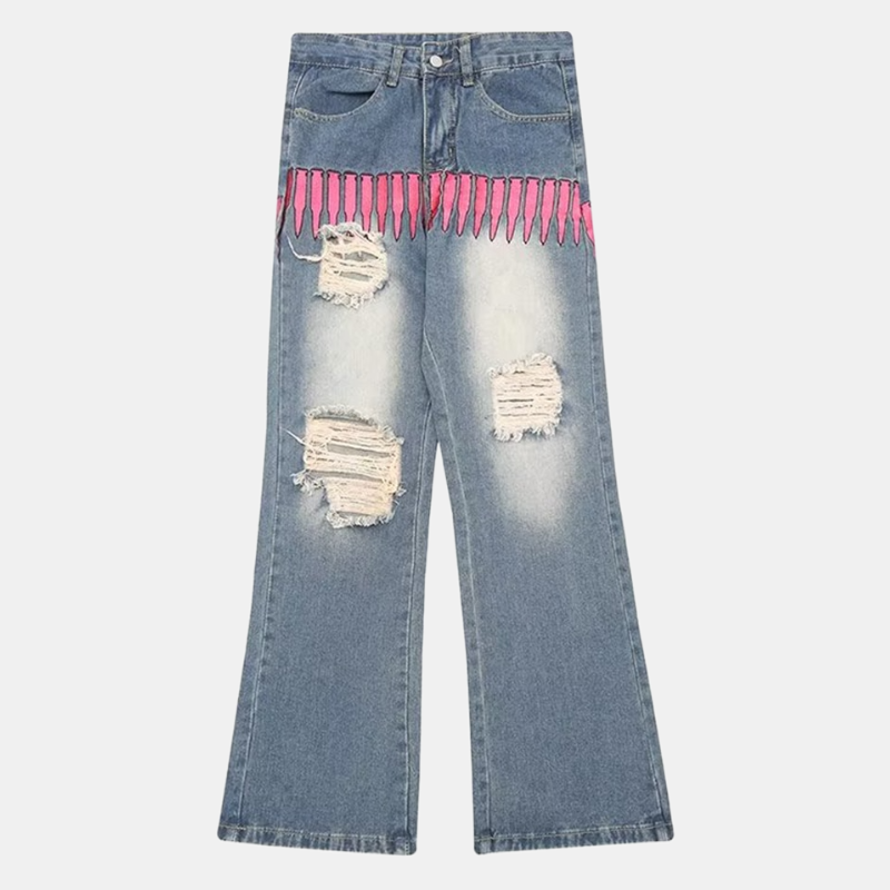 Style Core Aesthetics, New Style Trends - 'Bullets' Jeans
