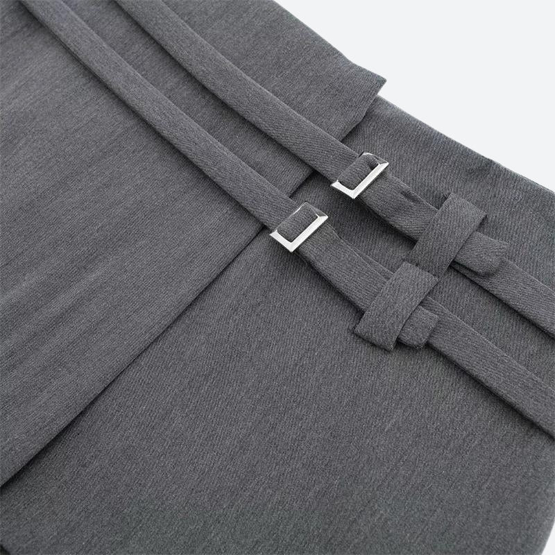 Style Core Aesthetics, New Style Trends - Casualcore Double Belted Mini Skort