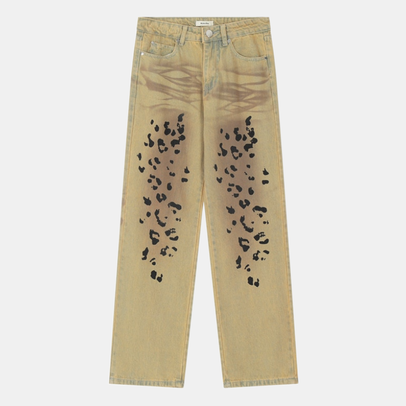 Style Core Aesthetics, New Style Trends - 'Cheeta' Jeans