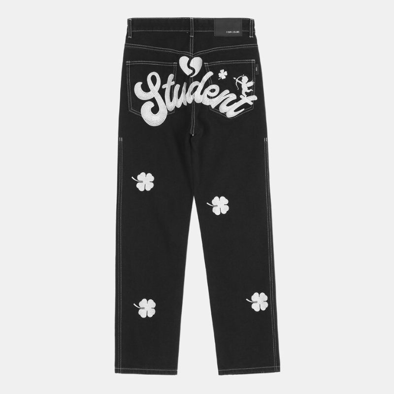 Style Core Aesthetics, New Style Trends - 'Clover' Jeans