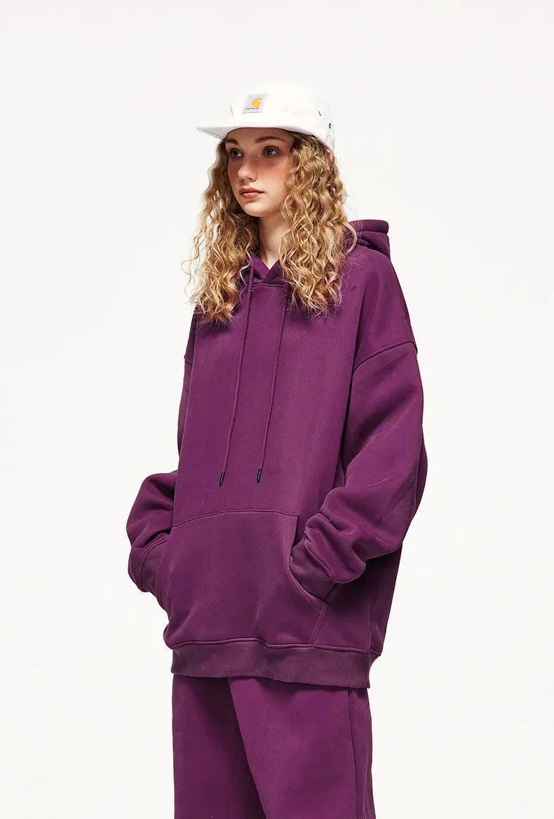 Style Core Aesthetics, New Style Trends - Colorful Basic Pullover Hoodie