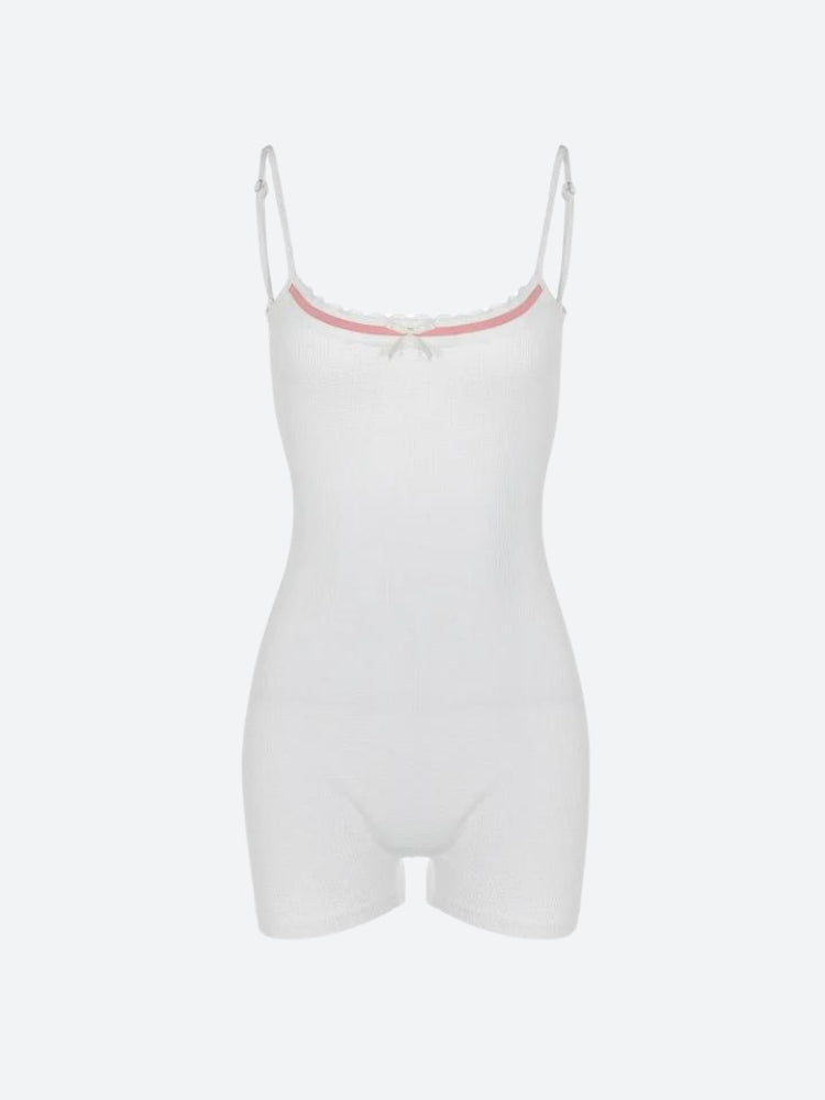 Style Core Aesthetics, New Style Trends - Coquette Bow Backless Bodysuit Style Core Aesthetics, New Style Trends - Coquette Bow Backless Bodysuit