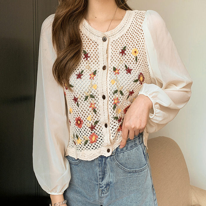 Style Core Aesthetics, New Style Trends - Cottagecore Floral Cardigan
