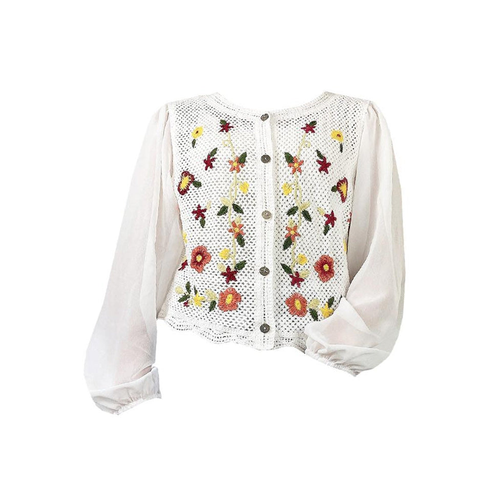 Style Core Aesthetics, New Style Trends - Cottagecore Floral Cardigan