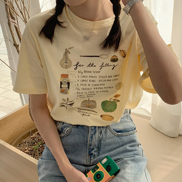 Style Core Aesthetics, New Style Trends - Fruit Pie Filling Tee