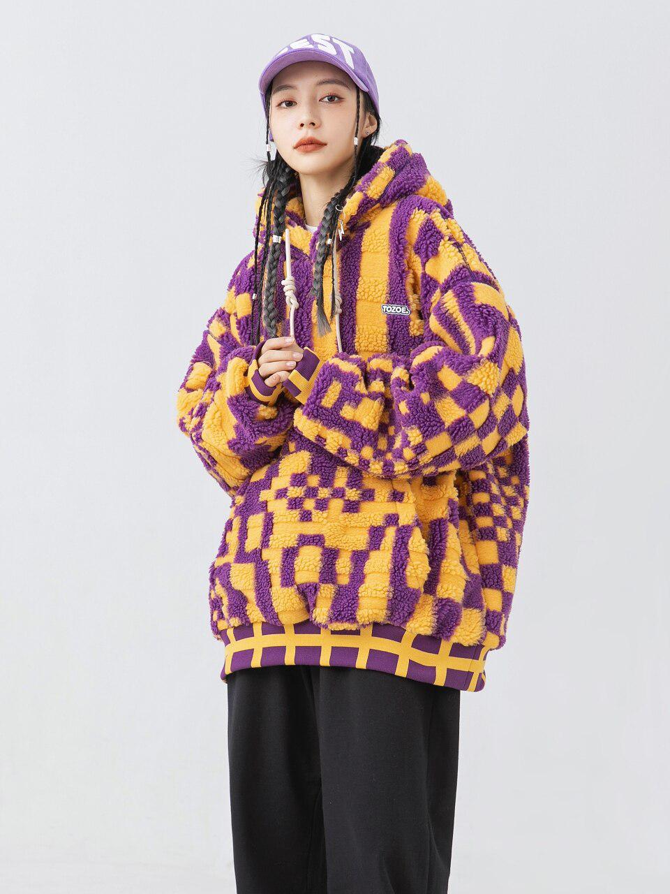 Style Core Aesthetics, New Style Trends - Indie Oversized Plush Hoodie