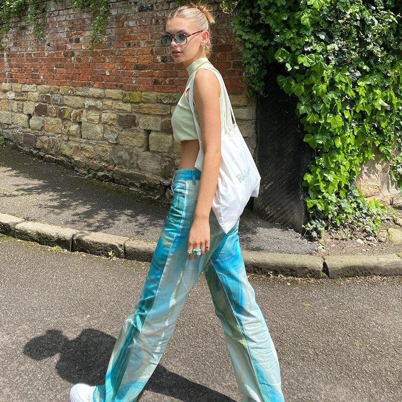 Style Core Aesthetics, New Style Trends - Indie Tie Dye Pants
