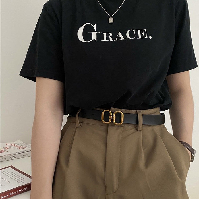 Style Core Aesthetics, New Style Trends - Old Money Aesthetic Thin Belt