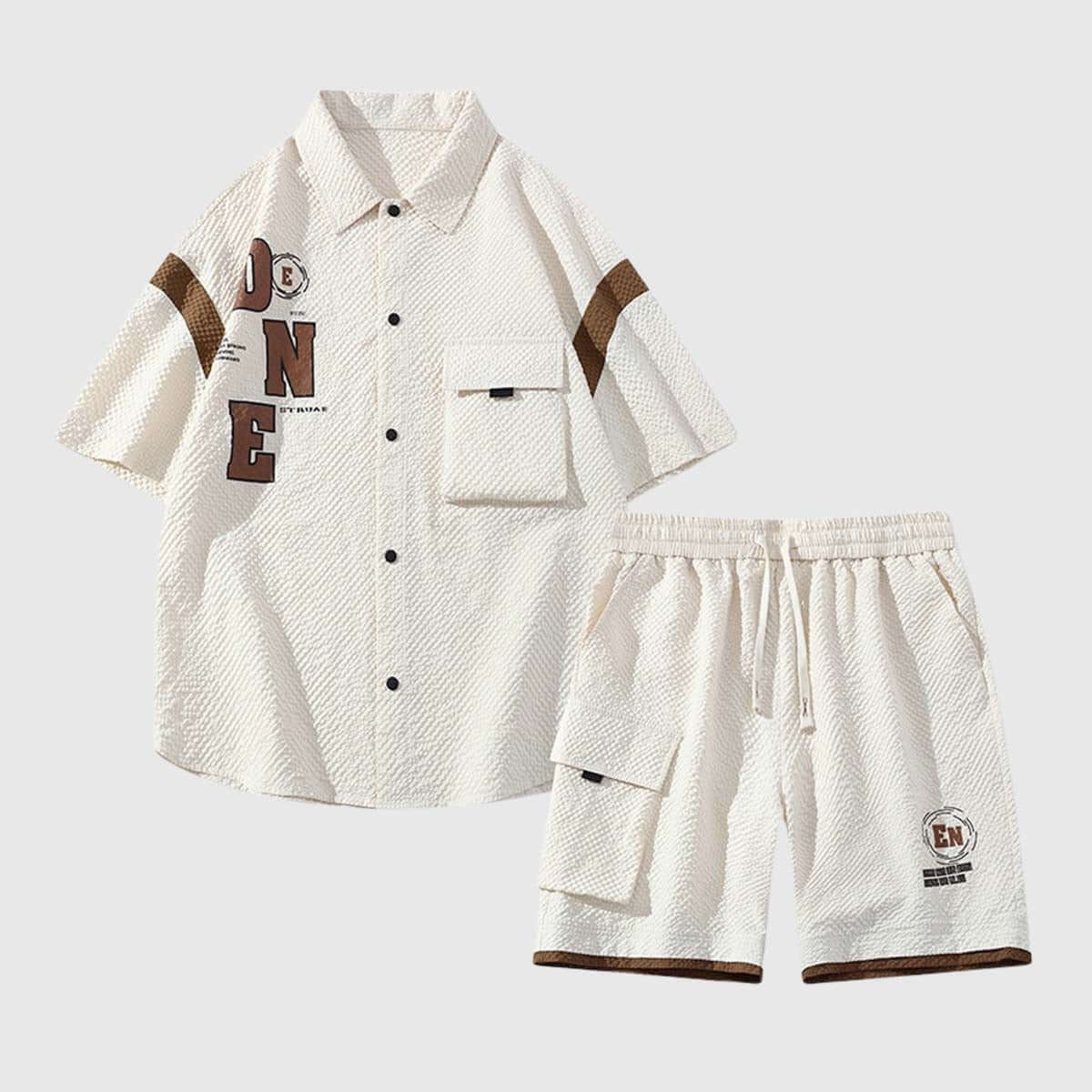 Style Core Aesthetics, New Style Trends Bold Lettered Summer Outfit Set