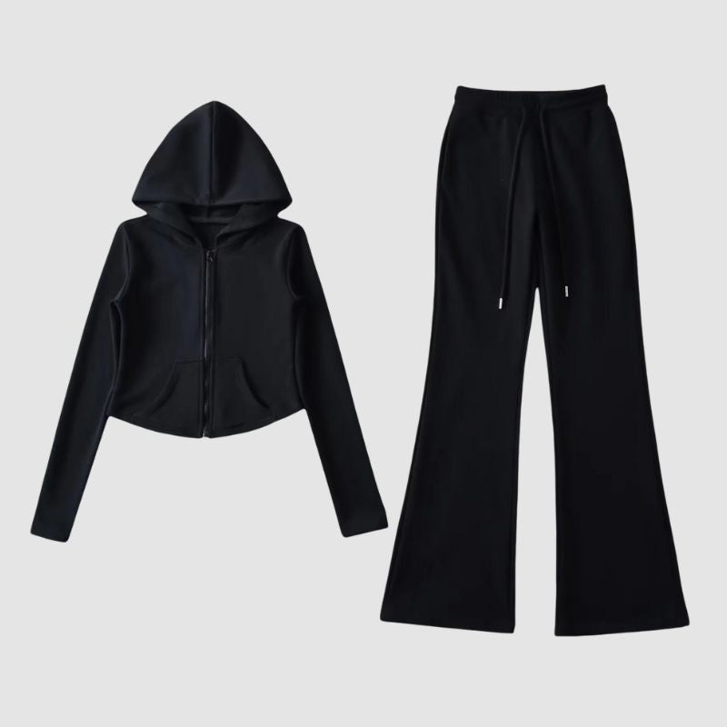 Style Core Aesthetics, New Style Trends Chic hooded tracksuit set