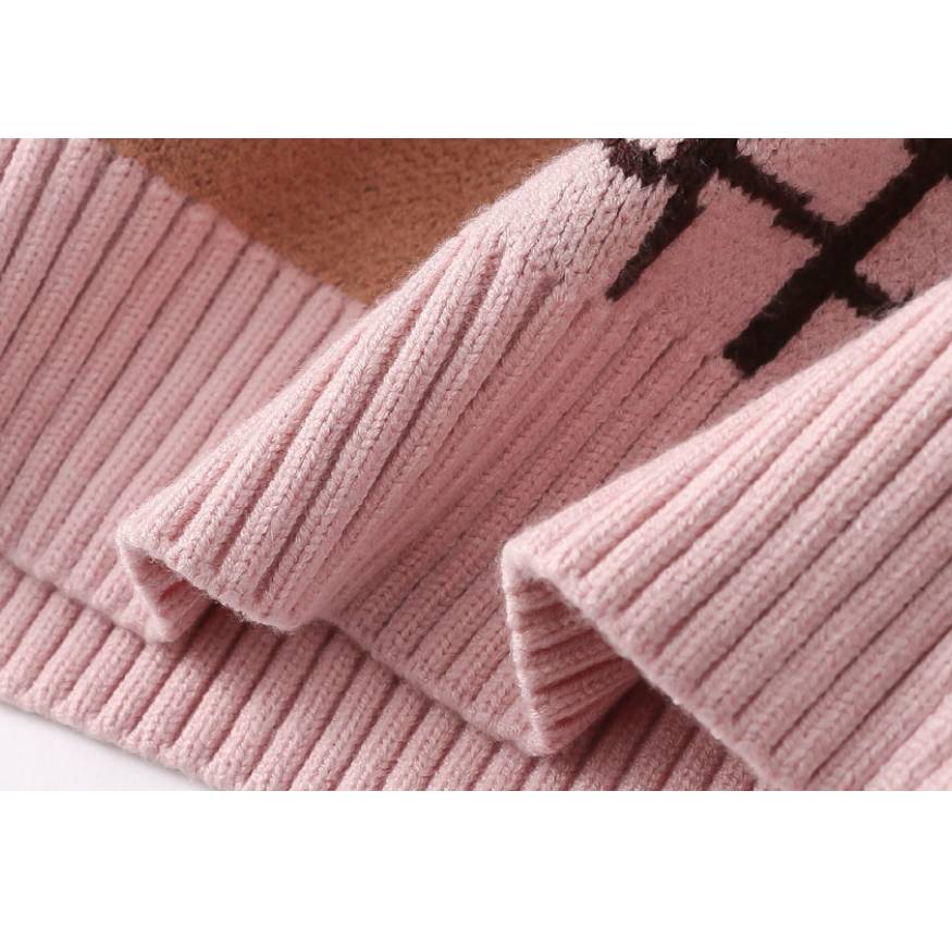 Style Core Aesthetics, New Style Trends Childlike Landscape Illustration Jacquard Cardigan Sweater Style Core Aesthetics, New Style Trends Childlike Landscape Illustration Jacquard Cardigan Sweater