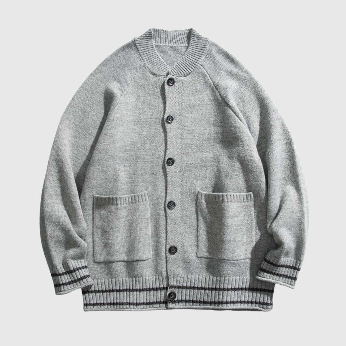 Style Core Aesthetics, New Style Trends Classic Button-Up Knit Cardigan