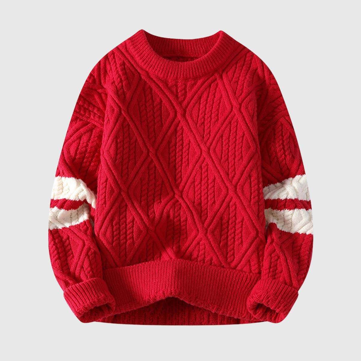 Style Core Aesthetics, New Style Trends Colorblock Cable Knit Sweater