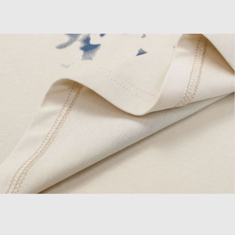 Style Core Aesthetics, New Style Trends Cotton Graffiti Print T-shirt Style Core Aesthetics, New Style Trends Cotton Graffiti Print T-shirt