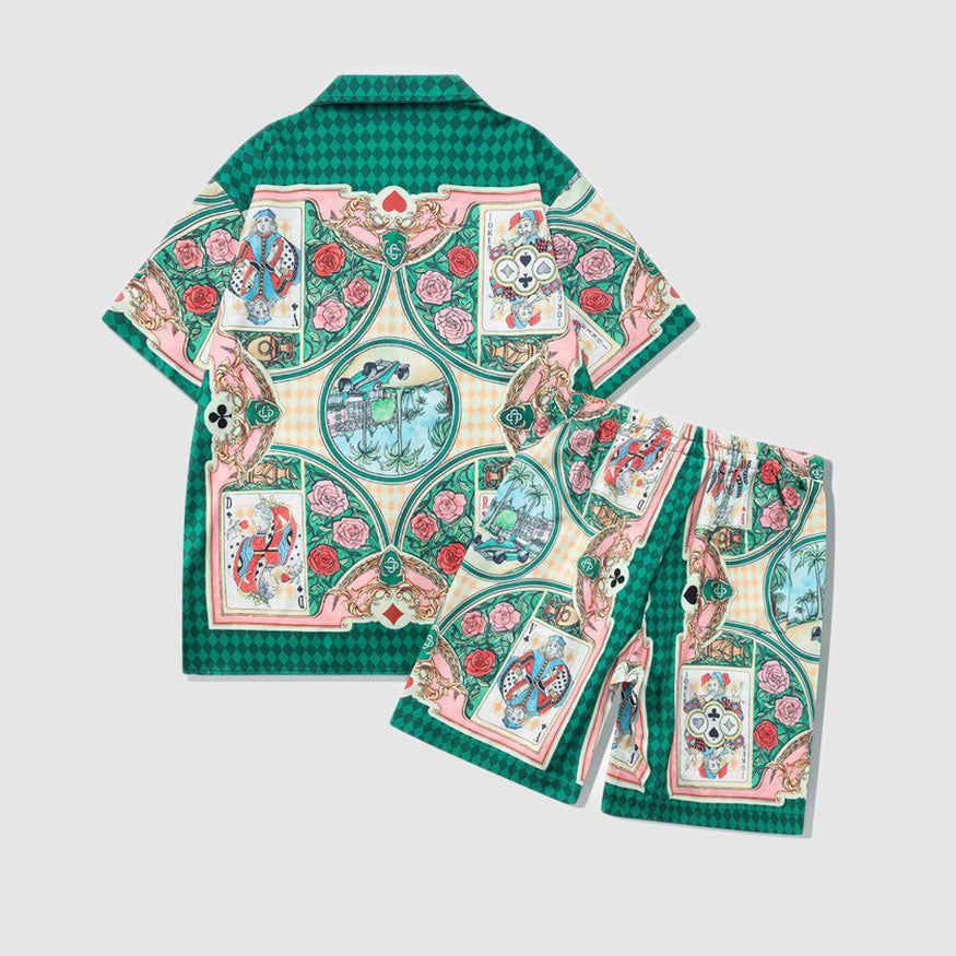 Style Core Aesthetics, New Style Trends Digital Printed Summer Shirt+Shorts
