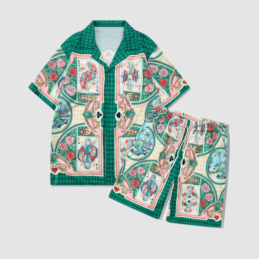 Style Core Aesthetics, New Style Trends Digital Printed Summer Shirt+Shorts