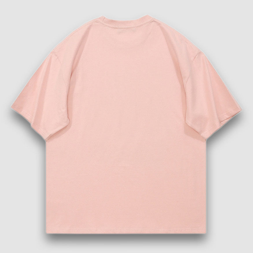 Style Core Aesthetics, New Style Trends Drunk Cartoon Print Tee