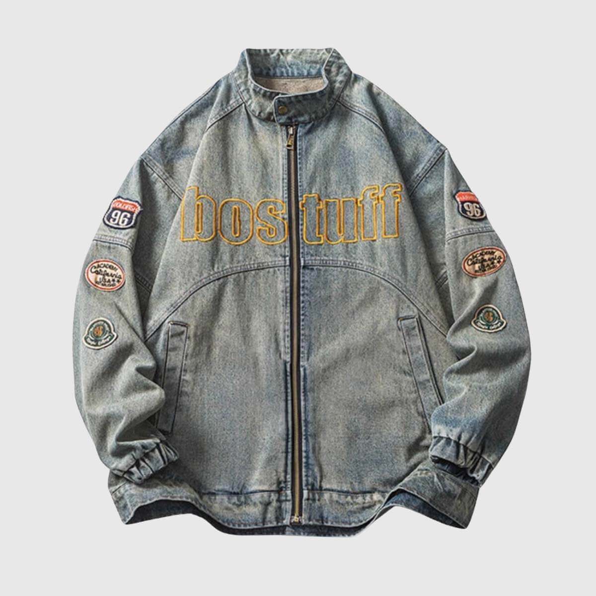 Style Core Aesthetics, New Style Trends Embroidered Denim Jacket